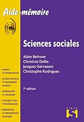Sciences sociales d'occasion  Livré partout en France
