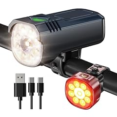 Luci bicicletta usb usato  Spedito ovunque in Italia 