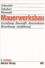 Mauerwerksbau gestaltung baust gebraucht kaufen  Wird an jeden Ort in Deutschland