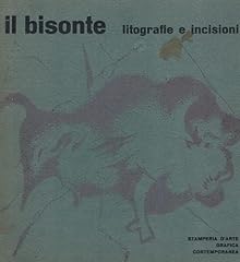 Bisonte. litografie incisioni usato  Spedito ovunque in Italia 