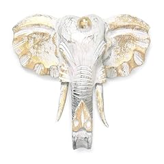 Wooden carved elephant for sale  Delivered anywhere in UK