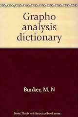 Grapho analysis dictionary for sale  Delivered anywhere in UK