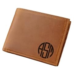 Personalized leather bifold for sale  Delivered anywhere in USA 