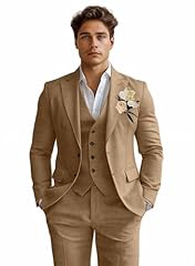 Linen mens suits for sale  Delivered anywhere in UK