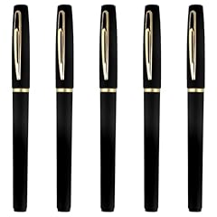 5pcs black ballpoint for sale  Delivered anywhere in UK