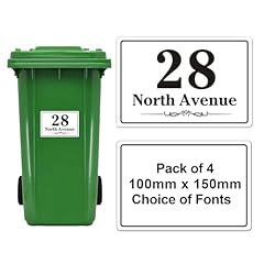 Wheelie bin stickers for sale  Delivered anywhere in UK