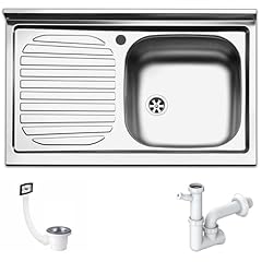 Lavello appoggio inox usato  Spedito ovunque in Italia 