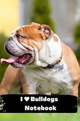 Love bulldogs notebook for sale  Delivered anywhere in UK