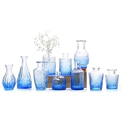 Vases set blue for sale  Delivered anywhere in UK