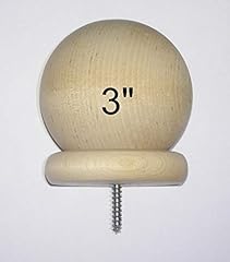 Round wood ball for sale  Delivered anywhere in USA 