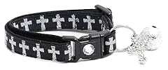Cross cat collar for sale  Delivered anywhere in USA 