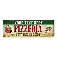 Personalizzato pizzeria metall usato  Spedito ovunque in Italia 