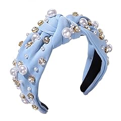 Pearl knotted headband for sale  Delivered anywhere in USA 
