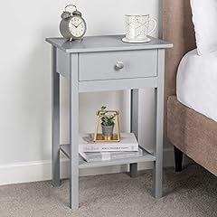 Christow grey bedside for sale  Delivered anywhere in UK