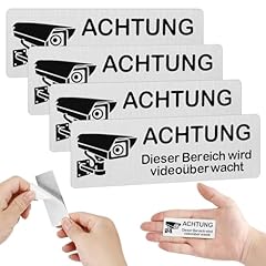 Stück schild videoüberwachun gebraucht kaufen  Wird an jeden Ort in Deutschland