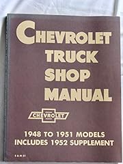 Used, Chevrolet Truck Shop Manual, 1948 to 1951 Models/Includes for sale  Delivered anywhere in USA 