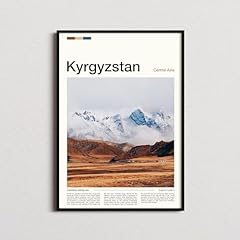 Kyrgyzstan print kyrgyzstan for sale  Delivered anywhere in USA 