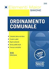 Ordinamento comunale usato  Spedito ovunque in Italia 
