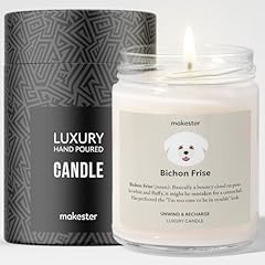 Bichon frise candle for sale  Delivered anywhere in UK
