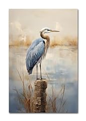 Yatehui heron canvas for sale  Delivered anywhere in USA 