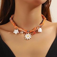 Collana con sciarpa usato  Spedito ovunque in Italia 