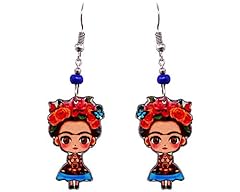 Frida inspired cartoon for sale  Delivered anywhere in USA 