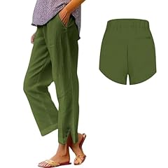 Pantaloni lino donna usato  Spedito ovunque in Italia 