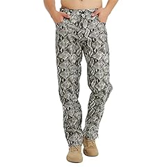 Men snakeskin pants for sale  Delivered anywhere in USA 