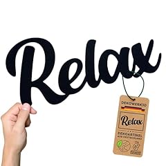 Relax schriftzug wohnzimmer gebraucht kaufen  Wird an jeden Ort in Deutschland