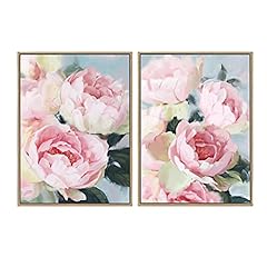 Framed pink floral for sale  Delivered anywhere in USA 