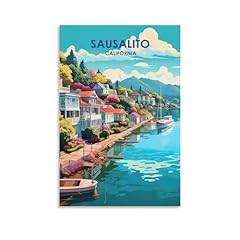 Sausalito travel poster for sale  Delivered anywhere in USA 
