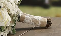 David tutera burlap for sale  Delivered anywhere in USA 