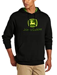 John Deere Men's Trademark Logo Core Hood Pullover for sale  Delivered anywhere in Canada