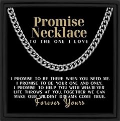 Promise necklace gift for sale  Delivered anywhere in UK