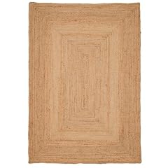 Jute rug natural for sale  Delivered anywhere in UK
