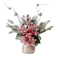 Zyzev artificial poinsettias for sale  Delivered anywhere in USA 