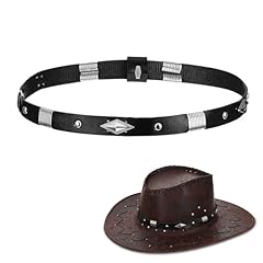 Leather cowboy hat for sale  Delivered anywhere in UK
