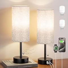 Grey bedside lamps for sale  Delivered anywhere in USA 
