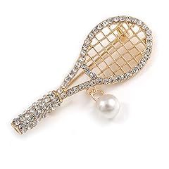 Clear crystal tennis for sale  Delivered anywhere in UK