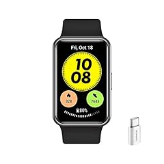HUAWEI Watch Fit Smartwatch con Adattatore AP52, Display Amoled da 1.64", 97 Modalità di Allenamento, Monitoraggio della Frequenza Cardiaca 24/7, Graphite Black usato  Spedito ovunque in Italia 