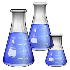 Glass erlenmeyer flask for sale  Delivered anywhere in USA 