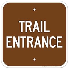 Trail entrance sign for sale  Delivered anywhere in USA 