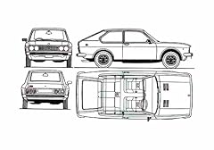 Photo blueprint fiat for sale  Delivered anywhere in UK