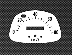 White tachometer gauge for sale  Delivered anywhere in UK