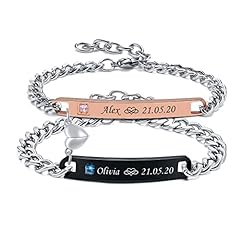 Matching bracelets couples for sale  Delivered anywhere in UK