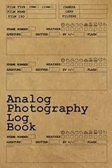 Analog photography log usato  Spedito ovunque in Italia 