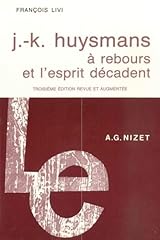 Huysmans rebours esprit d'occasion  Livré partout en France