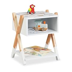 Relaxdays comodino letto usato  Spedito ovunque in Italia 