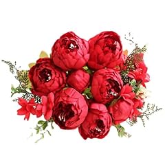 Heads peonies artificial for sale  Delivered anywhere in UK