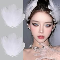 2pcs white pearl for sale  Delivered anywhere in USA 